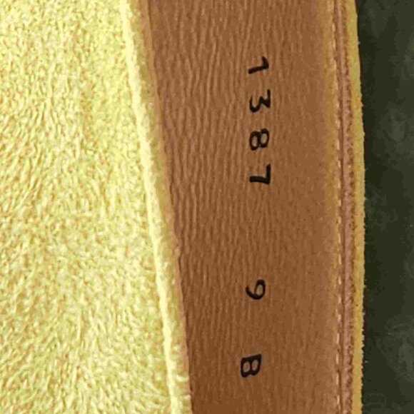 Gucci Womens Loafers Bambo size 9 1990's Suede Leather - Picture 5 of 6